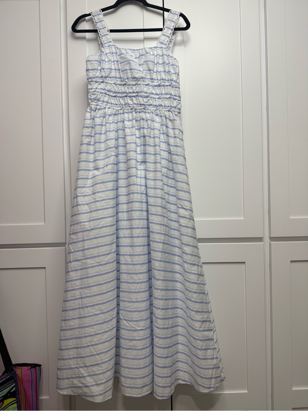 Altar’d State striped blue and white maxi - size M - Picture 2 of 4